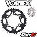 Vortex Racing Aluminum Rear Sprocket 530 47 Tooth- Black