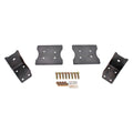 BMR 79-04 Fox Mustang Lower Torque Box Reinforcement Plates - Black Hammertone