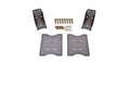BMR 79-04 Fox Mustang Lower Torque Box Reinforcement Plates - Black Hammertone