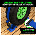 Rhino USA Heavy-Duty Wheel Chock - Blue