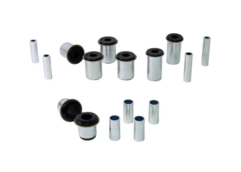 Control arm - lower inner rear bushing 8 Shell Bushings 8 Tubes Grease