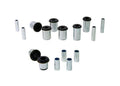 Control arm - lower inner rear bushing 8 Shell Bushings 8 Tubes Grease