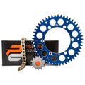 Vortex Racing Aluminum Rear Sprocket 525 43 Tooth- Blue
