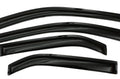 AVS 2019 RAM 1500 Crew Cab Ventvisor Outside Mount Front & Rear Window Deflectors 4pc - Smoke