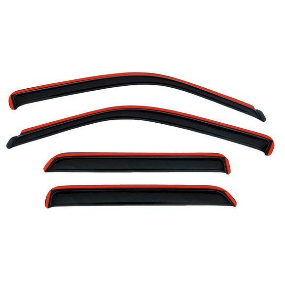 ~(2.2 lbs. 46X11X1)~ WINDOW IN-CHANNEL VENTVISOR 4PC - JEEP