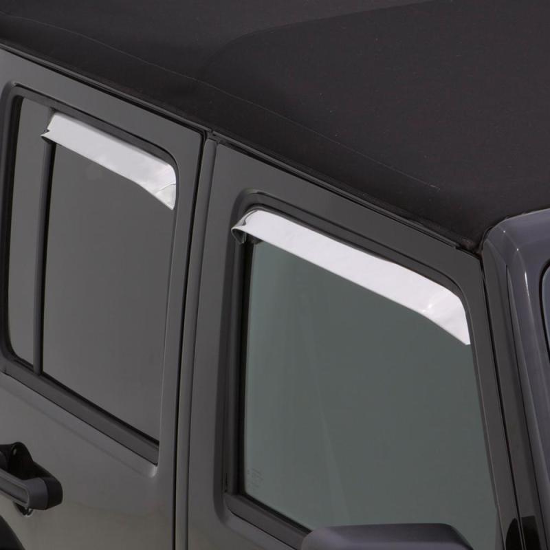 WINDOW VENTSHADE - 4PC STAINLESS - CHEVROLET