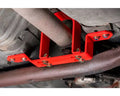 BMR 83-87 GM G-Body Driveshaft Safety Loop Front - Black Hammertone