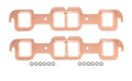 Copper Seal Header Gaskets Fits 1964-1980 Oldsmobile 330-455. Rectangular Ports, 1.55 Inch x 1.92 Inch Mr Gasket