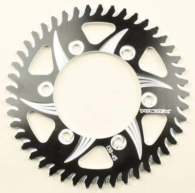 Vortex Racing Aluminum Rear Sprocket 530 45 Tooth- Black