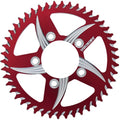 Vortex Racing Aluminum Rear Sprocket 525 43 Tooth- Red