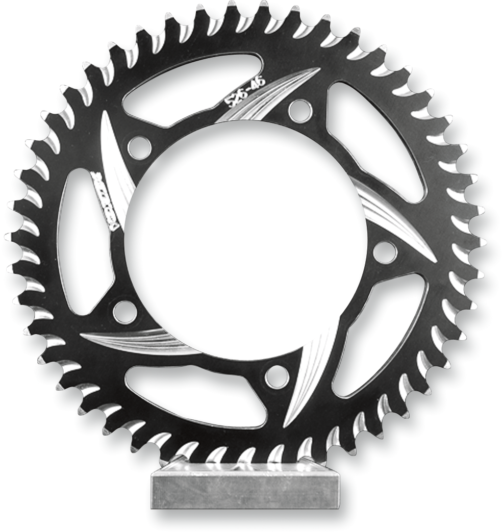 Vortex Racing Aluminum Rear Sprocket 530 46 Tooth- Black