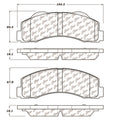 C-Tek 10-13 Ford Expedition/F1/100/150 / 10-13 Lincoln Navigator Ceramic Front Brake Pads