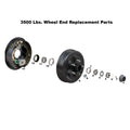 HUBDRUM ASSEMBLY; 6 ON 5.5IN BC FOR 3500# AXLES RAW