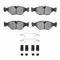 R1 88-98 Saab 9000 Front Euro Ceramic Brake Pads and Hardware Kit