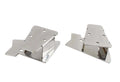 Kentrol 03-06 Jeep Wrangler TJ Mirror Relocation Bracket Pair - Polished Silver