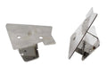 Kentrol 03-06 Jeep Wrangler TJ Mirror Relocation Bracket Pair - Polished Silver