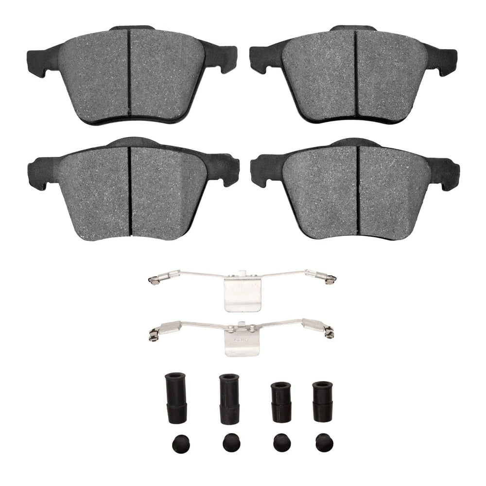 R1 03-09 Volvo XC90 Front Semi Met Pads & Hardware Kit