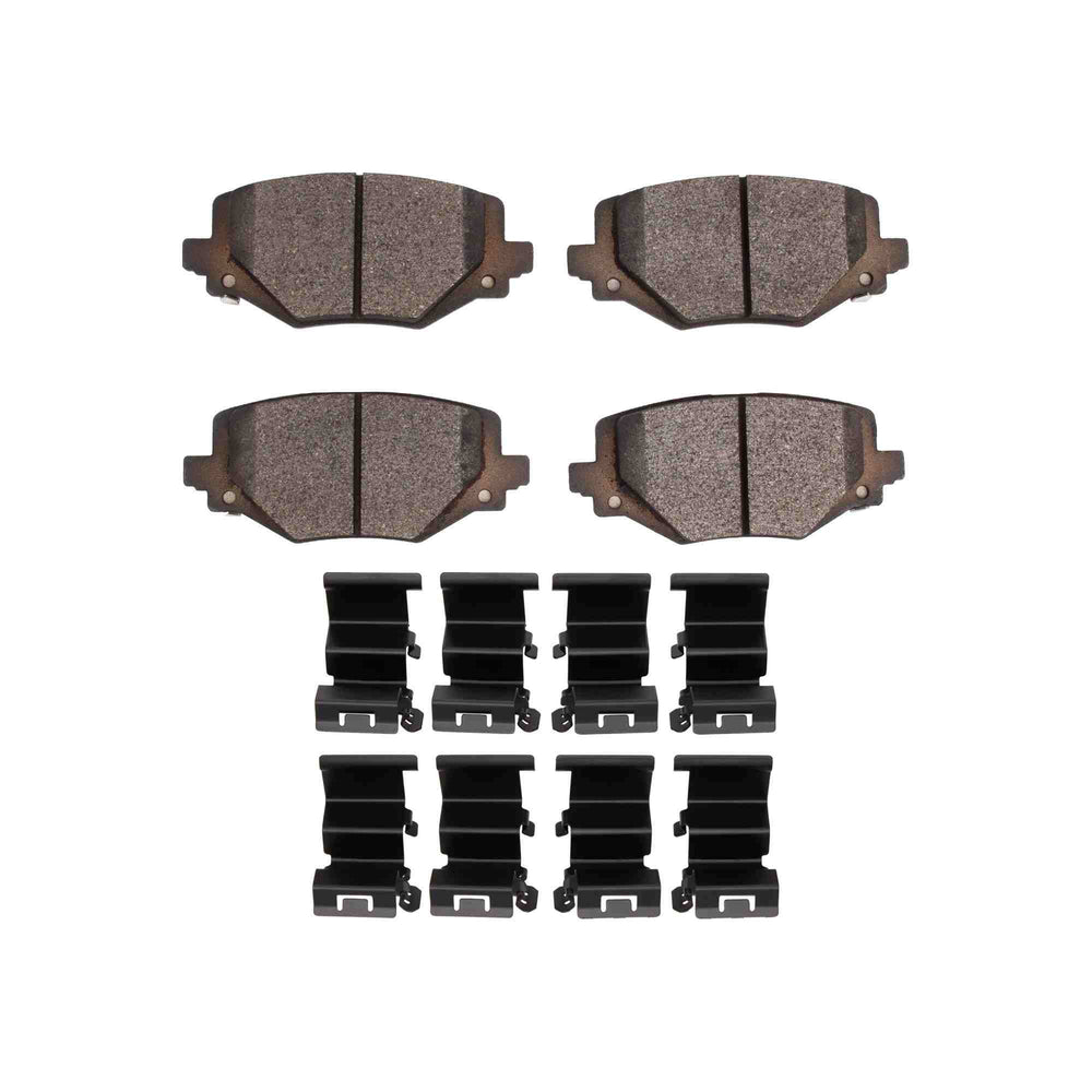 R1 2021-2025 Dodge Durango Rear R1 Optimum OE Pads & Hardware Kit