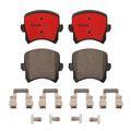 Brembo 09-16 Volkswagen CC/2008 Passat Rear Premium NAO Ceramic OE Equivalent Pad