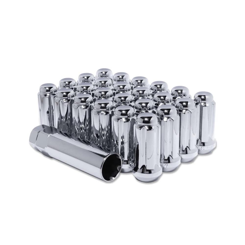 Method Lug Kit - Extended Thread Spline - M14X1.5 - 5 Lug Kit - Chrome - 20 Nuts