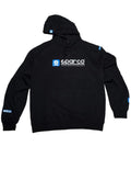 Sparco Sweatshirt Hooded WWW White LRG