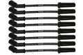 Moroso GM LS/LT 8.5mm Ultra 40 9.75 in Long Wire Set w/o Alum Heatshield - Black