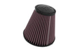 K&N Universal Clamp-On Air Filter 6in Base x 3.5in Top x 6.3125in H