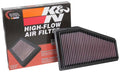 K&N Engineering air filter detail