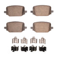 DFC 20-25 Ford Explorer Rear 5000 Advanced Ceramic Brake Pads and Hardware Kit