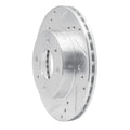 DFC 86-17 Nissan Pulsar NX Front Left Drilled & Slotted Silver Brake Rotor