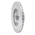 DFC 86-17 Nissan Pulsar NX Front Left Drilled & Slotted Silver Brake Rotor