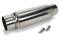 Kooks Universal 3.5 in Round Muffler 10in Long. Pol SS (Stafford Spec Muffler)