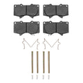 DFC 00-25 JAC Frison Front 5000 Advanced Ceramic Brake Pads and Hardware Kit