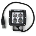 3 INCH AMBER ZROADZ LED FLOOD BEAM POD LIGHT BLACK