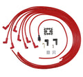 Spark Plug Wire Set 8MM Universal Red Wire With Red 90 Deg Boots 5041R, Spark Plug Wires, Super Stock, Spiral Core, 8Mm, Red, Set ACCEL