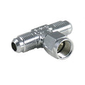 Fragola -8AN T Female Swivel On Side Chrome