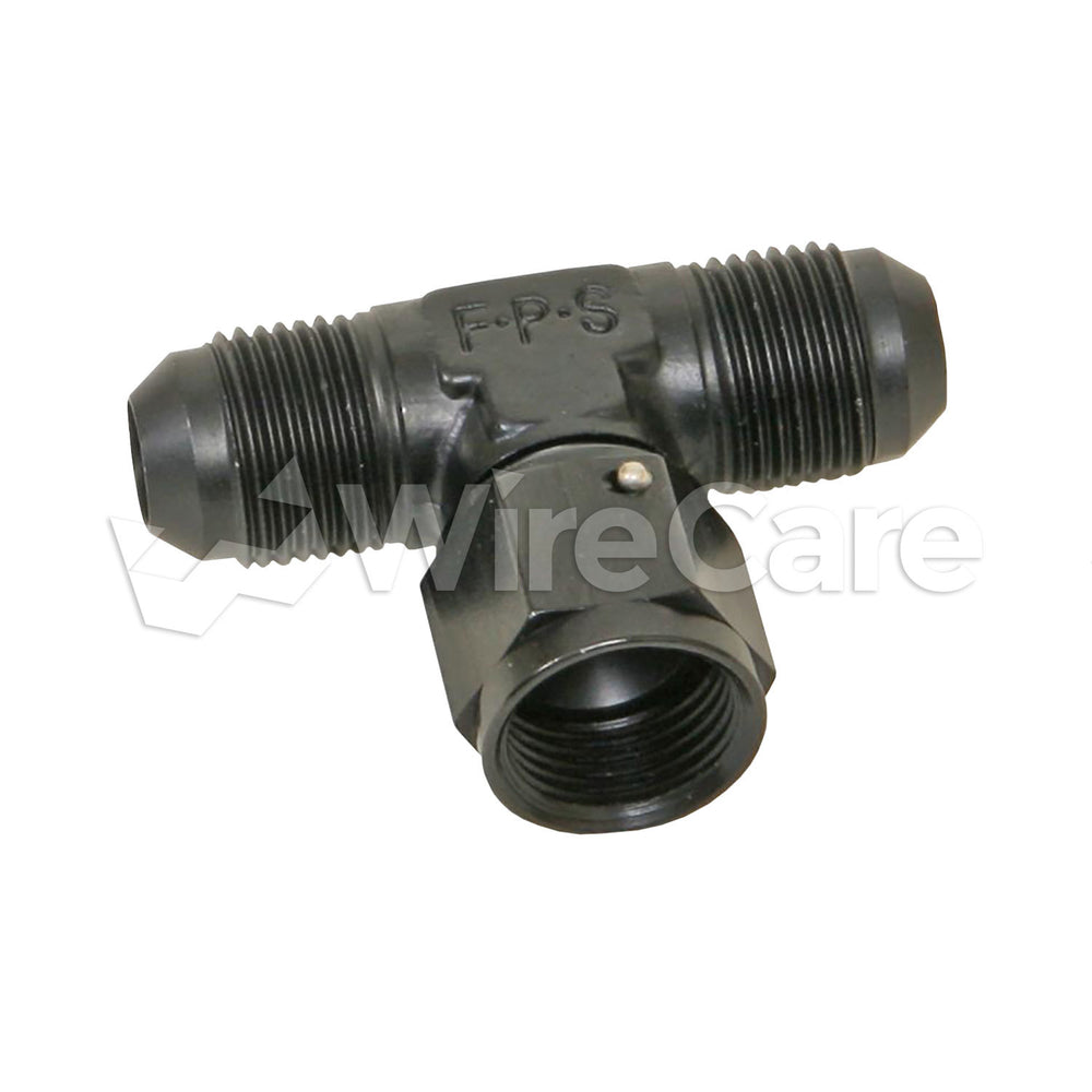 Fragola -8AN T Female Swivel On Side Chrome