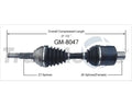 NEW CV AXLE