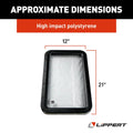 12IN X 21IN INNER AND OUTER WINDOW FRAME W/SEAL BLACK