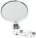 CRG Hindsight Folding 3 in. Round Bar-End Mirror Right - Silver