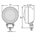LIGHT,SPREADR,12-24VDC,54LED,AMBER,