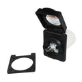 50A 125/250V STANDARD RV POWER INLET BLACK