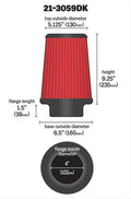 AEM air filter close-up
