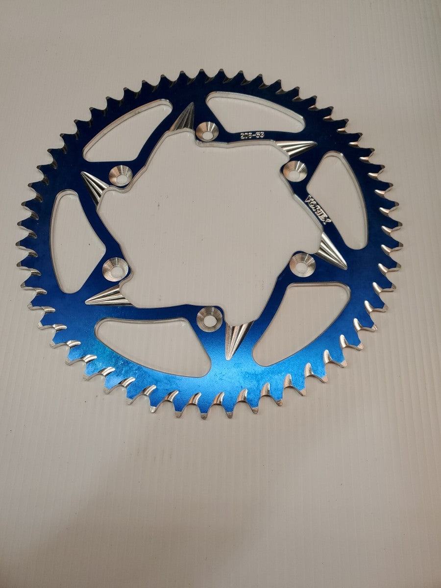 Vortex Racing Aluminum Rear Sprocket 520 53 Tooth- Red