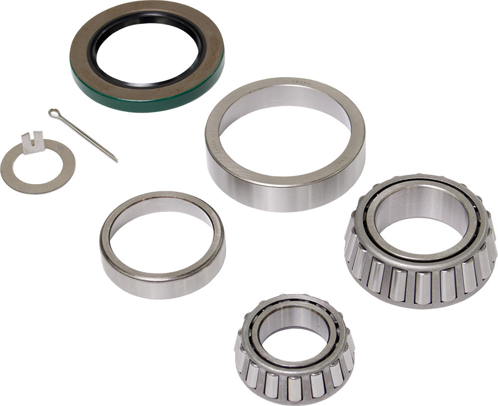 6K BEARINGS & SEAL KIT W/COTTER PIN TANG WASHER