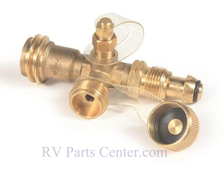CAMCO BRASS TEE W/4 PORTS CLAMSHELL
