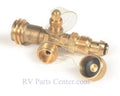 CAMCO BRASS TEE W/4 PORTS CLAMSHELL
