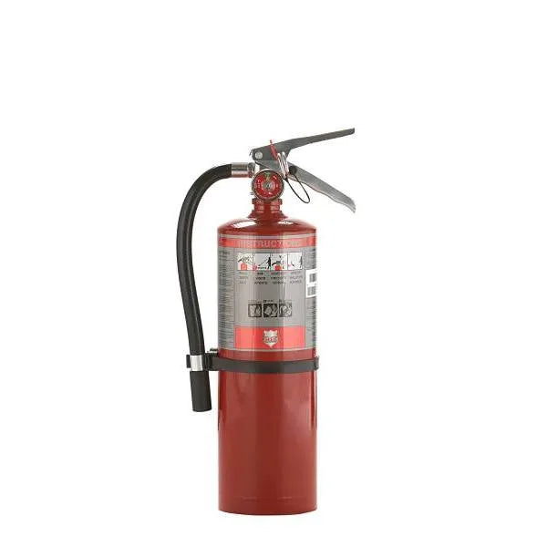 SHIELD FIRE PROTECTION RECHARGEABLE 5LB. 3A:40BC FIRE EXTINGUISHER W/ WALL HOOK