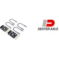 UBOLTS TIE PLATES & NUTS FOR ONE 2.38IN DIAMETER AXLE