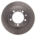R1 Concepts Brake Rotor - Drilled Fits Porsche 911
